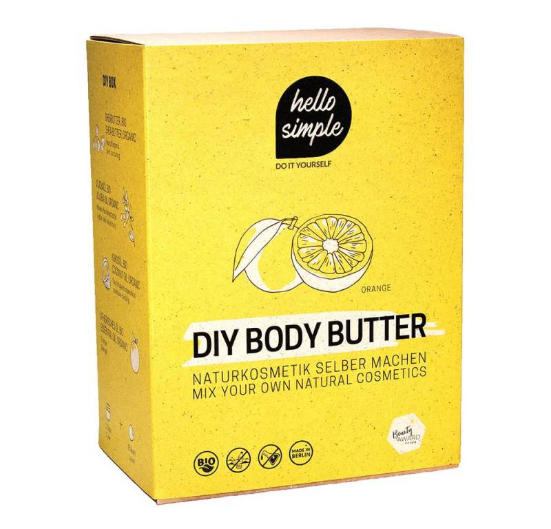 hello simple Körperbutter DIY Set - Body Butter Orange von hello simple