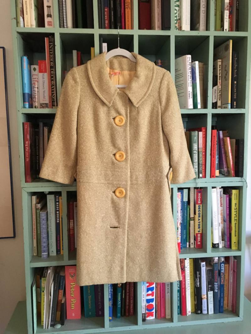 Vintage Tweed Mantel 1960S Damen Jackie O Style von hellovintagedesign
