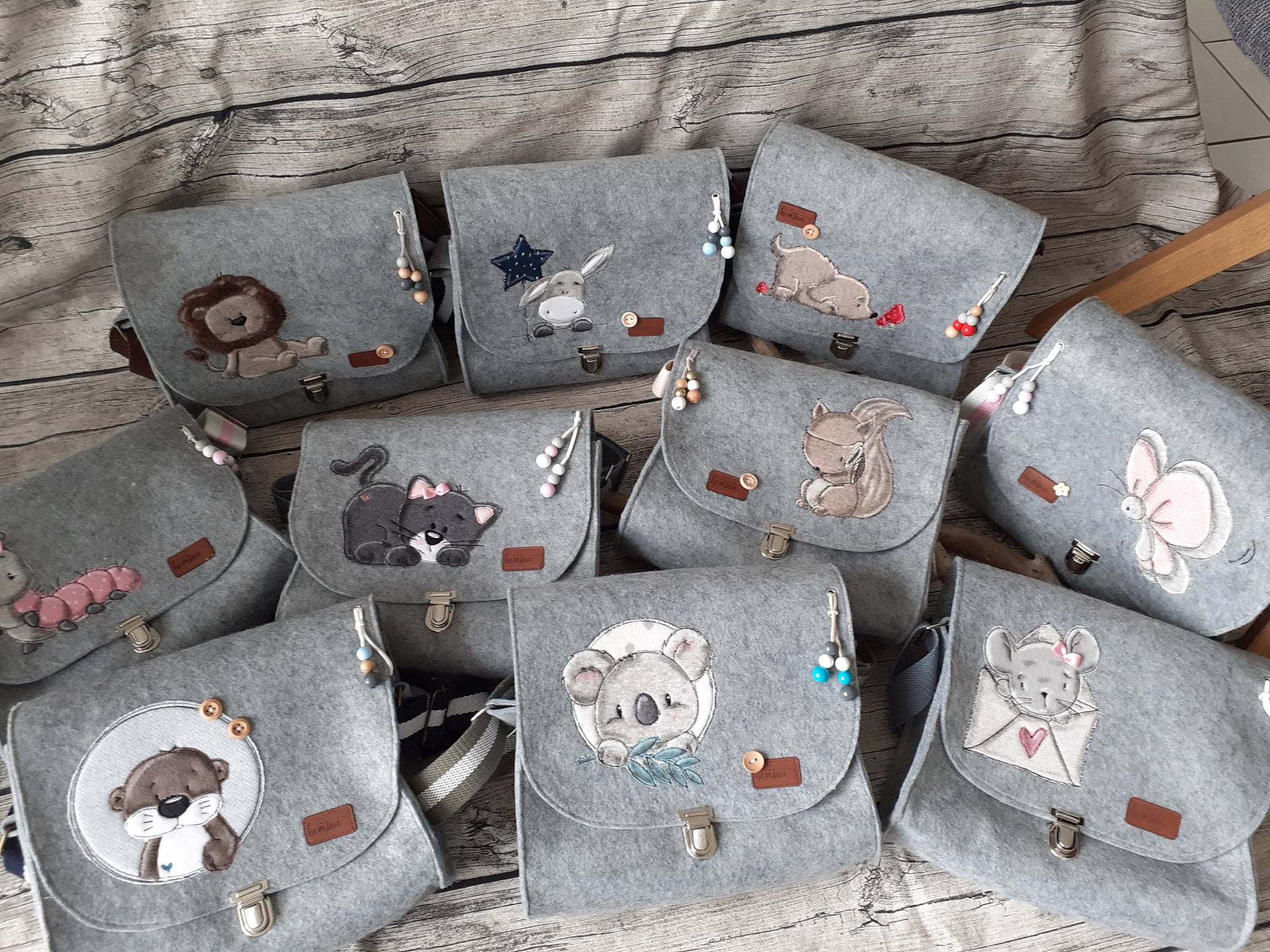 Filztasche Für Kinder, Personalisiert Filztasche Für Kinder, Personalisiert von heminaKreativ