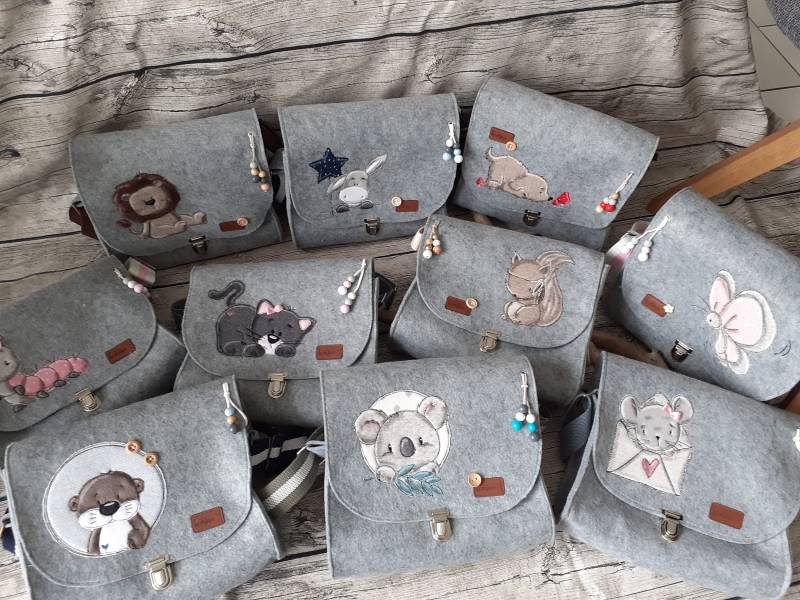 Filztasche Für Kinder, Personalisiert Filztasche Für Kinder, Personalisiert von heminaKreativ