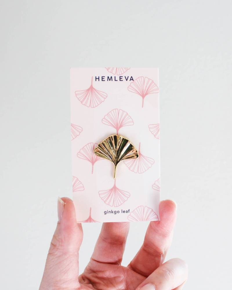 Ginkgoblatt Pin Ginkgoblatt Pin von hemleva