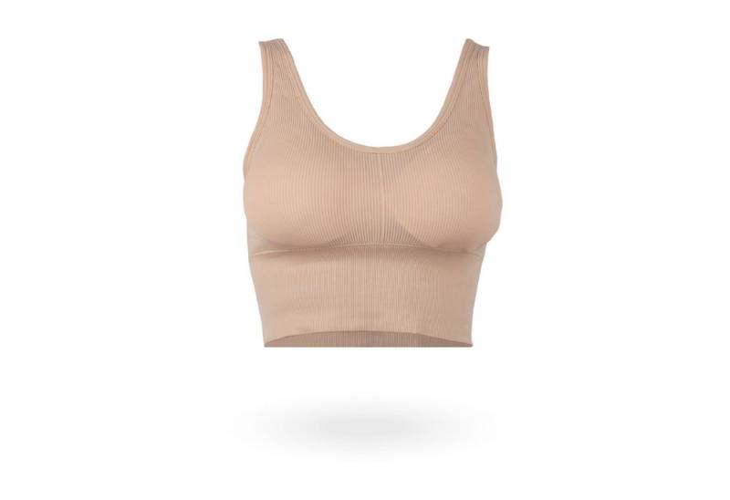 hemmy Fashion Push-up-BH Komfort BH - mit breiten Unterbrustband Damen Basic Wohlfühl BH "mit Push-Up" Sport Bralette - ohne Bügel von hemmy Fashion