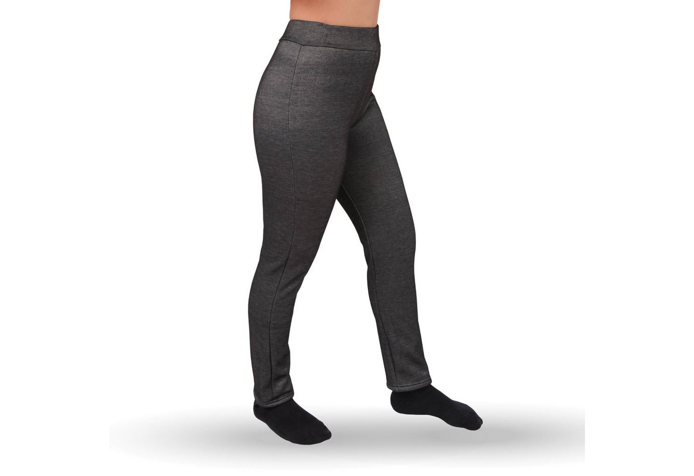 hemmy Fashion Thermoleggings High Waist Thermohose Damen Thermo Leggins, gefütterte Hose Innenfleece - warme Winter Hose von hemmy Fashion