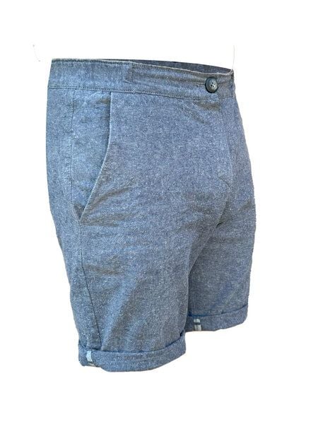 hemp appeal Shorts aus Hanf recycelt und Biobaumwolle grauer Chambray hemp appeal Shorts aus Hanf recycelt und Biobaumwolle grauer Chambray von hemp appeal