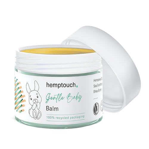 Hemptouch Sanfte Babypflege Balsam (50ml) – mit Hanföl, Ringelblume, Sanddorn & Sheabutter – schützt im Windelbereich, beruhigt empfindliche, gerötete & schuppige Babyhaut von hemptouch, premium cannabis essentials