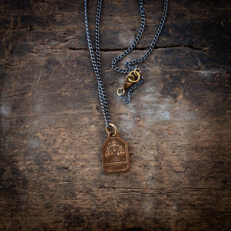 Waage Halskette, Sternzeichen Horoskop Herren Anhänger, Schmuck, Halskette Waage Halskette, Sternzeichen Horoskop Herren Anhänger, Schmuck, Halskette von henandbear