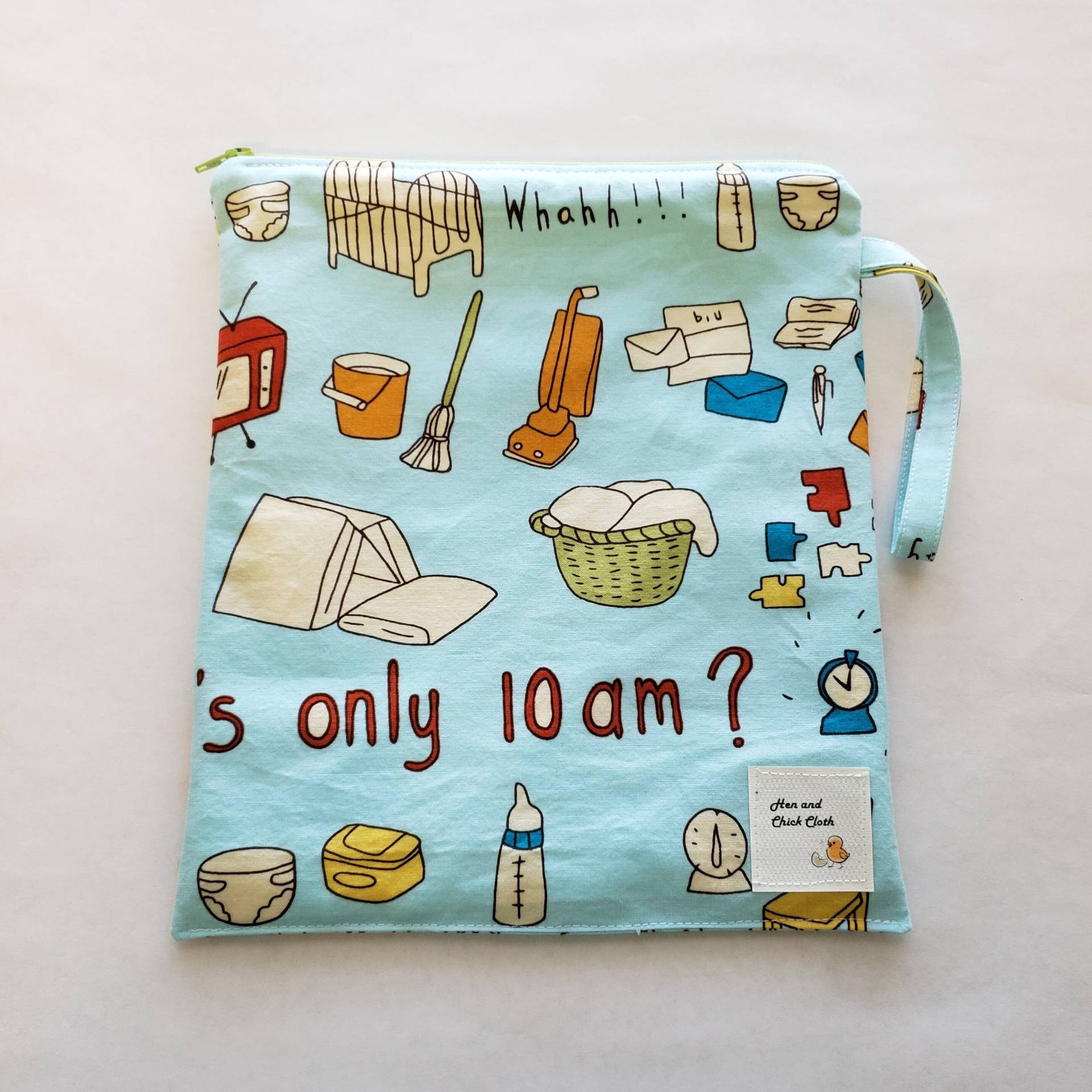 Mittelgroßer Wetbag - Mom's Life - 3013 Mittelgroßer Wetbag - Mom's Life - 3013 von henandchickcloth