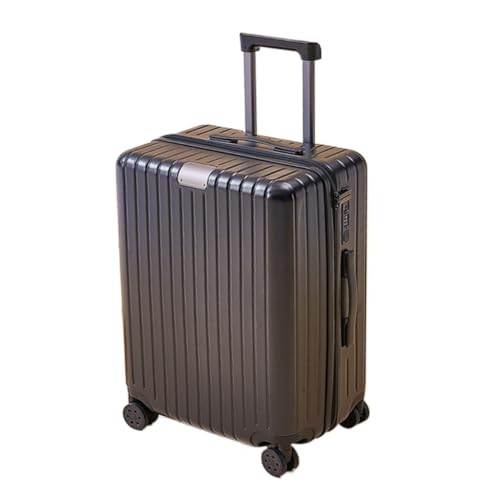 Trolley-Koffer Gepäckaufgabekoffer, Trolley-Koffer for Herren und Damen, Mehrzweckkoffer mit Lenkrollen Reisekoffer (Color : Gray, Size : A) von hengboyihg