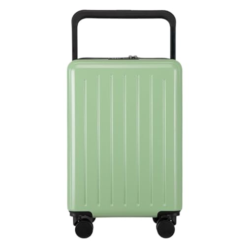 hengboyihg Trolley-Koffer Breiter Trolley-Koffer, Studentenkoffer, 24-Zoll-Universal-Silent-Wheel-Mode-Passwort-Box for Herren Und Damen Reisekoffer (Color : Green, Size : A) von hengboyihg