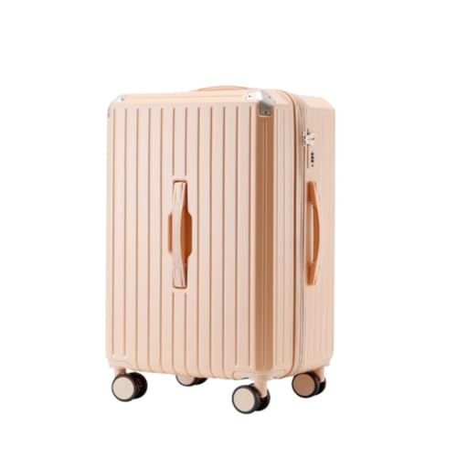 hengboyihg Trolley-Koffer Gepäck-Trolley-Koffer, Multifunktionaler Koffer for Damen Und Herren, Passwort-Koffer for Herren Und Damen Reisekoffer (Color : Pink, Size : A) von hengboyihg