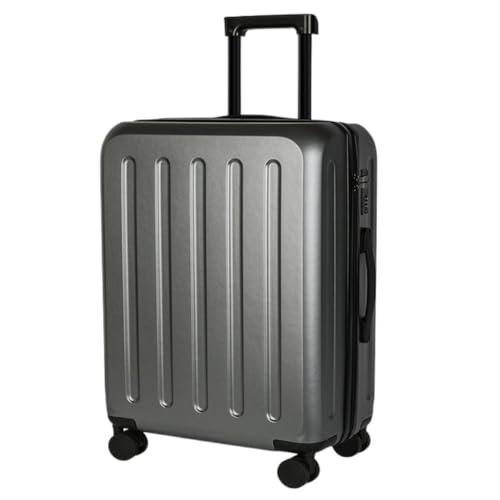 hengboyihg Trolley-Koffer Koffer mit Universalrädern, Koffer, Boarding-Code-Box, Herren- und Damentaschenkoffer, Trolley-Koffer Reisekoffer (Color : Gray, Size : 20) von hengboyihg