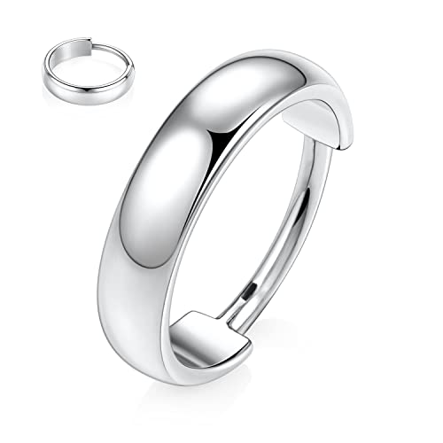 Kleine Creolen aus 18G Huggie-Ohrringe Silber Aufklappbarer Segmentring Conch-Creolenring Knorpelohrring Lappenohrring Ohrpiercing-Schmuck mit nach außen gerichteter breiter gewölbter Oberfläche 10 mm von hengkaixuan