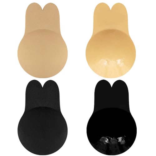 Klebe Bh Ohne Träger Push up Trägerloser Rückenfrei Bh Große Brust und Kleine Brüste Sticky Bra Klebe-Bhs für Rückenfreies Kleid Unsichtbarer Haut Freundlich Wiederverwendbare zum Brautkleid Damen von hephboard