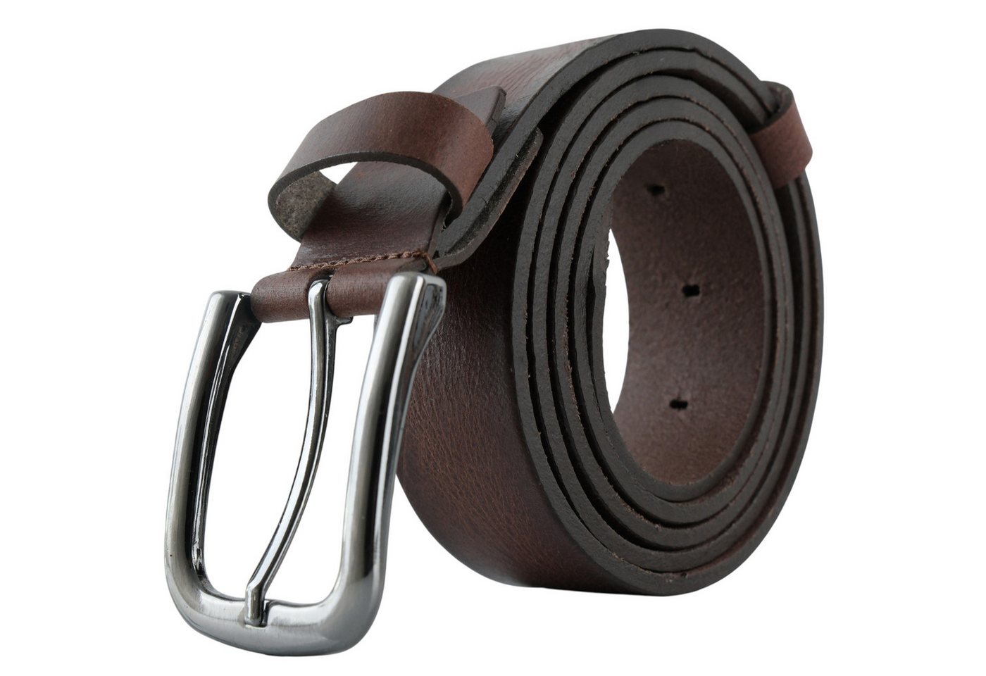 herémood Ledergürtel Gürtel Herren 4 cm breit Ledergürtel Jeans Premium Weihnachtsgeschenke (100 % Echtleder Gürtel handgefertigt, hochwertig verarbeitet, kürzbar, 1-St., Braun 130 cm – 4 cm breit – echtes, robustes Büffelleder, langlebig) Brauner Gürtel Herren – robust & edel, ideales Herrengeschenk von herémood
