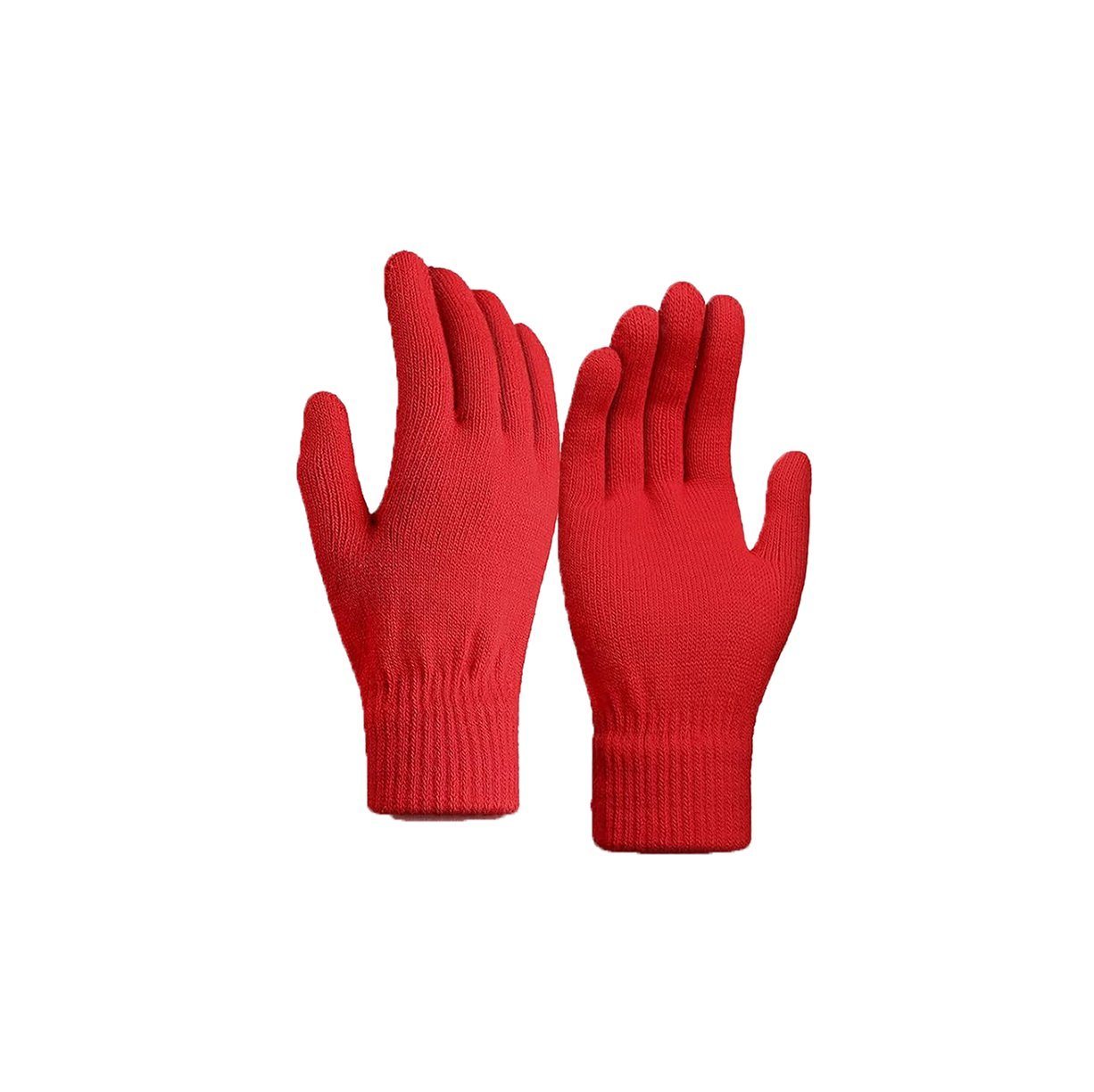 herémood Strickhandschuhe Handschuhe Winterhandschuhe Rippstrick Strickhandschuhe Damen Herren von herémood