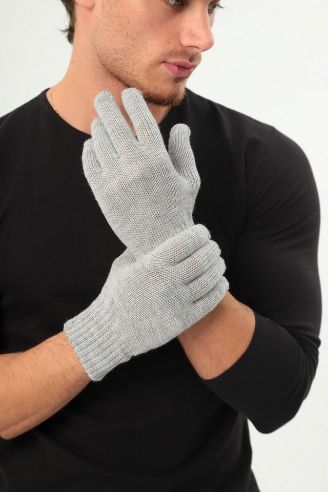 herémood Strickhandschuhe Handschuhe Winterhandschuhe Rippstrick Strickhandschuhe Herren von herémood