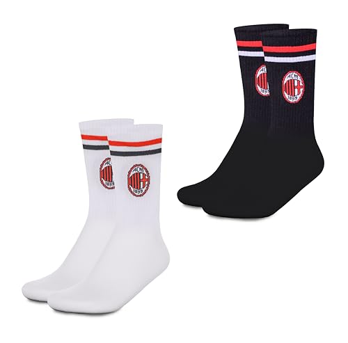 hermet Unisex Calze Milan Socken Set, weiß/schwarz, 39-42 von hermet