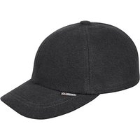 Herrenausstatter Herren Baseball Cap schwarz Woll-Stoff von herrenausstatter.de