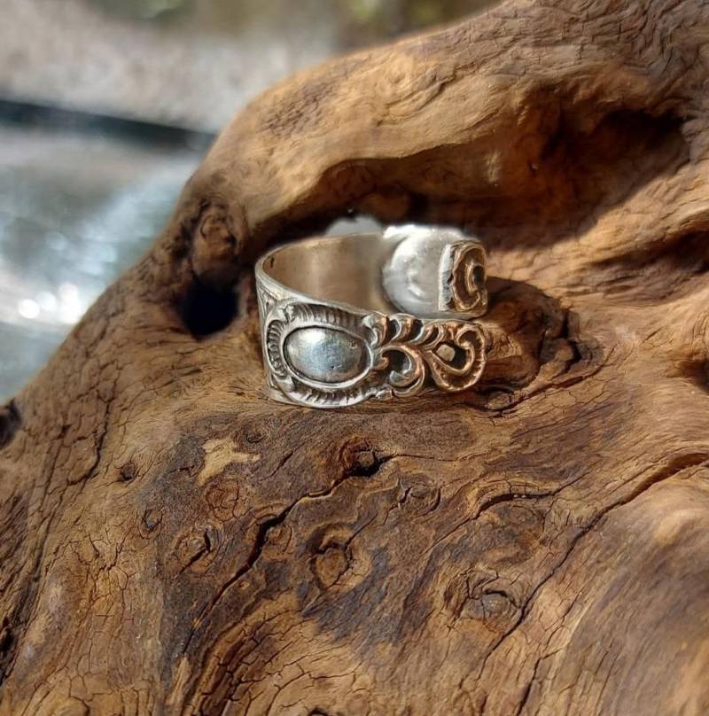 Schöner Elementer Ring Aus Echt 800 Sterling Silber Fein Gearbeitet Toller Schmuck Auch Als Geschenk Einzigartiges Unikat Herren Und Damen von herzausgoldundsilber