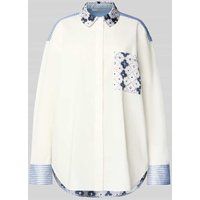 Herzensangelegenheit Hemdbluse mit Brusttasche in Weiss, Größe 40 Herzensangelegenheit Hemdbluse mit Brusttasche in Weiss, Größe 40 von herzensangelegenheit
