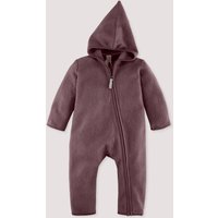 hessnatur Baby Fleece Overall aus Bio-Baumwolle - lila - Größe 98 von hessnatur