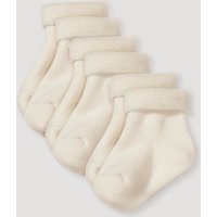 hessnatur Baby Plüsch Socken im 3er-Pack - natur - Größe 23-26 von hessnatur