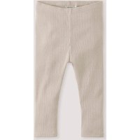 hessnatur Baby Hose aus Bio-Baumwolle mit Bio-Merinowolle - beige - Größe 86/92 von hessnatur