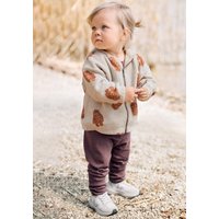 hessnatur Baby Hose aus Bio-Baumwolle mit Bio-Merinowolle - lila - Größe 98/104 von hessnatur