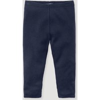 hessnatur Baby Hose Slim aus Bio-Baumwolle mit Schurwolle - blau - Größe 86/92 von hessnatur