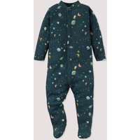hessnatur Baby Schlafoverall aus Bio-Baumwolle - blau - Größe 98/104 hessnatur Baby Schlafoverall aus Bio-Baumwolle - blau - Größe 98/104 von hessnatur