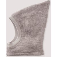 hessnatur Baby Wollfleece Mütze aus Bio-Merinowolle - grau - Größe 49/51 von hessnatur