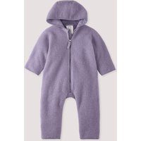 hessnatur Baby Wollfleece Overall aus Bio-Merinowolle - lila - Größe 98 von hessnatur