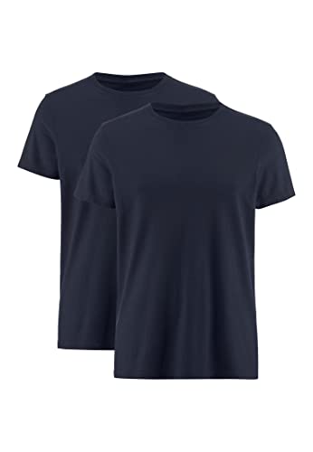 hessnatur Basic T-Shirt im 2er-Pack Herren Basic im 2er-Pack aus Reiner Bio-Baumwolle | nachhaltig und fair hergestellt (Fair Wear Foundation) von hessnatur