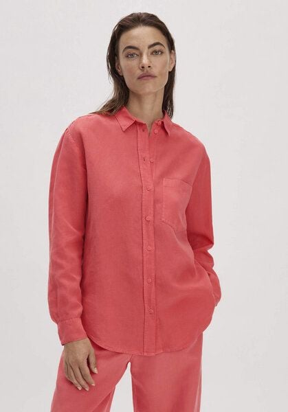 hessnatur Bluse Relaxed aus weichem aus TENCEL Lyocell mit Leinen von hessnatur