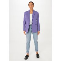 hessnatur Damen Blazer Relaxed aus TENCEL™ Lyocell mit Bio-Baumwolle - lila - Größe 36 von hessnatur