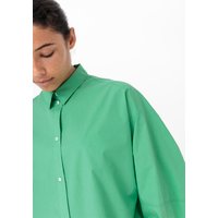 hessnatur Damen Bluse aus Bio-Baumwolle - grün - Größe M von hessnatur