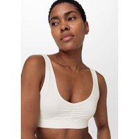 hessnatur Damen Bustier PURE BALANCE aus Bio-Baumwolle und Tencel™ Modal - weiß - Größe 36 von hessnatur