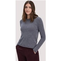 hessnatur Damen FTC × HESSNATUR Pullover Regular aus Cashmere - grau - Größe M von hessnatur