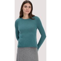 hessnatur Damen FTC × HESSNATUR Pullover Regular aus Cashmere - grün - Größe XL von hessnatur