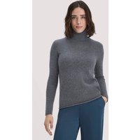 hessnatur Damen FTC × HESSNATUR Rollkragen Pullover Regular aus Cashmere - grau - Größe M von hessnatur