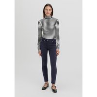 hessnatur Damen Five-Pocket Hose Skinny aus TENCEL™ Lyocell mit Bio-Baumwolle - blau - Größe 44 von hessnatur