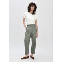 hessnatur Damen Hose Ballon Relaxed aus Bio-Baumwolle - grün - Größe 42 von hessnatur