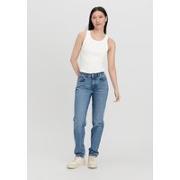 hessnatur Damen Jeans HANNA High Rise Mom aus Bio-Denim - blau - Größe 26/30 von hessnatur