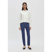 hessnatur Damen Jeans LEA Mid Rise Slim aus Bio-Denim - blau - Größe 26/30 von hessnatur