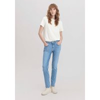 hessnatur Damen Jeans LEA Mid Rise Slim aus Bio-Denim - blau - Größe 30/30 von hessnatur