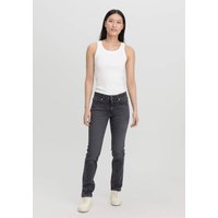hessnatur Damen Jeans LEA Slim aus Bio-Denim - schwarz - Größe 28/32 von hessnatur