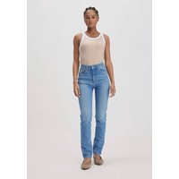 hessnatur Damen Jeans LINN Slim High Rise aus Bio-Denim - blau - Größe 30/30 von hessnatur