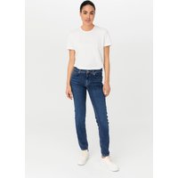 hessnatur Damen Jeans LINA Mid Rise Skinny aus Bio-Denim - blau - Größe 26/32 von hessnatur