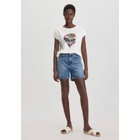 hessnatur Damen Jeans Shorts Relaxed aus Bio-Denim - blau - Größe 26 von hessnatur