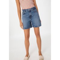 hessnatur Damen Jeans Shorts Relaxed aus Bio-Denim - blau - Größe 30 von hessnatur